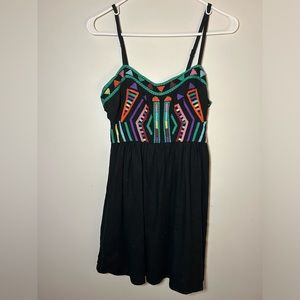 Black tribal dress